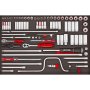 Teng Tools 86PC 1/4INCH & 3/8INCH Drive Socket Set