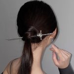 1PC Retro Style Ancient Sword Hairpin Suitable For Party Holiday Hair Styling Perfect Gifts For Girls