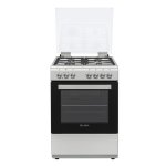 Elba Essential 60CM 4 Burner Cooker With Electric Oven-stainless Steel