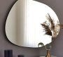 Jade Irregular Shaped Cool White Mirror