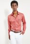 Polo Greig Ls Sateen Signature Shirt - Rusk