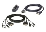 Aten 1.8M USB Dvi-d Dual Link Dual Display Secure Kvm Cable Kit