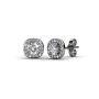 DESTINY Gia Earrings With Swarovski Crystals - White