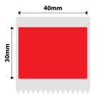 NB221 - - B1 B21 B3S B4 - 40X30MM - 230 Red Labels