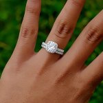 Classic Shiny Inlaid Zircon Ring Trendy Elegant Decorative Ring Wedding Bridal Jewelry Birthday Gifts For Girls