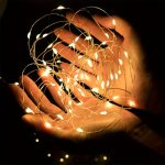Versatile LED String Lights - 10 50 Leds Battery-powered For Bedroom Parties Weddings Outdoor Camping & Holiday Decorations - Pe