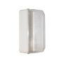 - Polycarbonate Rectangular Bulkhead - White