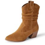 Amazon Essentials Women's Western Fashion Boots Tan 13