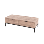 Lilly 2 Drawer Coffee Table - White Oak