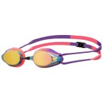 Arena Tracks Mirror Racing Goggles Copper Plum Bright Coral