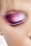 Black Pink Rhinestone Eyelashes