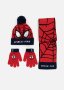 Spiderman Beanie Set 3 Piece