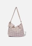 Alex Knotted Slouchy Tote - Astrid Check Canvas