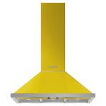 Smeg KPF9 90CM Portofino Aesthetic Decorative Wall Hood Yellow