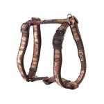Rogz Fancy Dress Dog Classic Harness - Beach Bum Large Mocha Bone