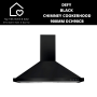 Defy Black Chimney Cookerhood- 900MM DCH90CB