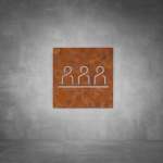 Meeting Room boardroom Sign D05 - Rust - Powder Coated Aluminum