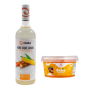 CHILLA Combo- Cane Sugar Cocktail Syrup 1L + Passion Fruit Popping Boba 500G
