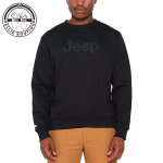 Jeep Men Applique Crewneck - Black - 5XL
