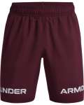 Men's Ua Woven Graphic Wordmark Shorts - Dark Maroon XL