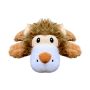 Lion Durable Soft Pkush Chew Toy For Interactive Puppies Dogs