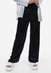 Pull-on Satin Trousers - Black