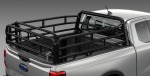 Next Gen Ford Ranger Super Cab Black Utility Cattle Rails For