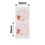 NB500 - - B1 B21 B3S B4 - 50X50MM - 140 Christmas Elk Labels