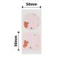 NB500 - - B1 / B21 / B3S / B4 - 50X50MM - 140 Christmas Elk Labels