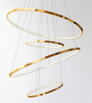 Infinity 5 Ring Chandelier Light 1