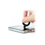 Agestar Silicon Capacitive Stylus Ring For Touch Screen Black blue Colour