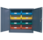 Linbin Storage Bin Half Size Cabinet Kit 4