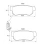 Hyundai Kbc Brake Pads Front For Sante Fe - Spares Direct