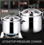 Zs - Stovetop Pressure Cooker - 11 Litre