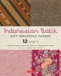 Indonesian Batik Gift Wrapping Papers - 12 Sheets Of High-quality 18 X 24 Inch Wrapping Paper Paperback