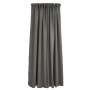 Woven Blockout Taped Curtain - Grey - 270 X 218CM