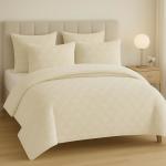 Heart Fleece Comforter - Purple