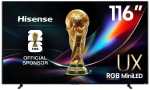 Hisense 294CM 116" Rgb Premium MINI LED 165HZ Smart Tv - 116UX