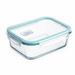 Glass Rectangular Food Storage Container - 1.52L - Transparent