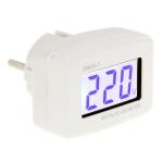 DM55-1 Lcd Ac Digital Voltage Meter Voltmeter Measure Range: 110V-300V Eu Plug