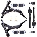 8PC K80328 K80327 EV299 K90123 K9802 Front Lower Control Arm Tie Rod Sway Bar Suspension Kit For Honda Civic 1992-1995 Replaceme