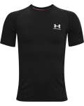Boys' Heatgear Armour Short Sleeve - Black Yxl