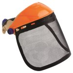 Face Shield With Metal Mesh Visor