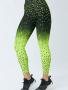 Star Fitness Legging Dark - Neon Yellow - Small