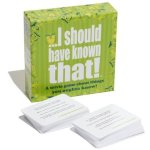 I Should Have Know That Card Game