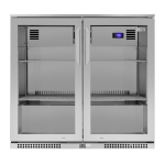 Snomaster 200L Stainless Steel Under Counter Beverage Cooler Bar Fridge - SMBC-200 Ss