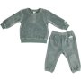 Made 4 Baby Boys Stripe 2-PIECE Velour Set 0-3M