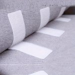 20PCS PACK Self Adhesive Hook And Loop Strips Sticky Back Tape Fastener Heavy Duty Mounting Strips For Home Or Office Use - Inst