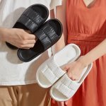 Men's Cloud Slides Pillow Slides Casual Non Slip Slippers Open Toe Shoes For Indoor Outdoor Beach Shower Spring And Summer