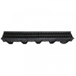 Co-drain Channel Kit - 1 Meter - Black - 3 Piece